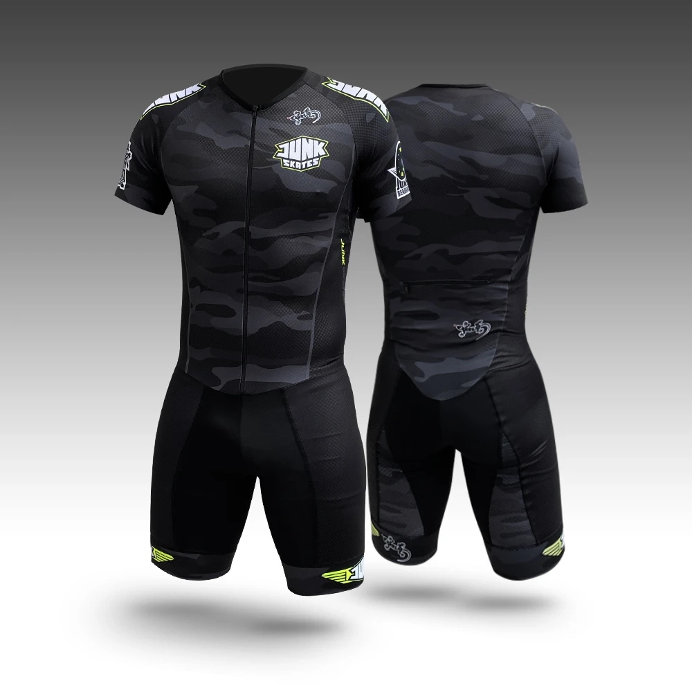 Cycling Gear Clothing - Mans Roller สเก็ตขี่จักรยาน Jersey Triathlon เสื้อผ้า