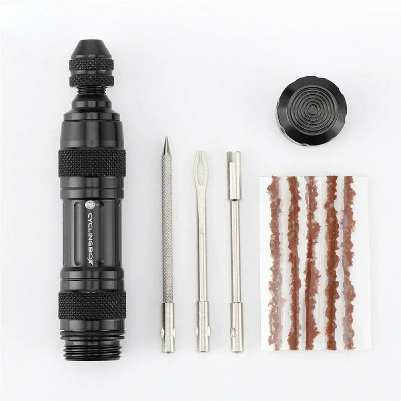 Tubeless Tire Sealant - ชุดซ่อมยางจักรยานแบบไม่มียางใน ชุดซ่อมยางรั่ว MTB แถบยางปิดรอยรั่ว ซ่อมยางจักรยานเสือหมอบ อุปกรณ์ซ่อมยางจักรยานขนาดเล็ก