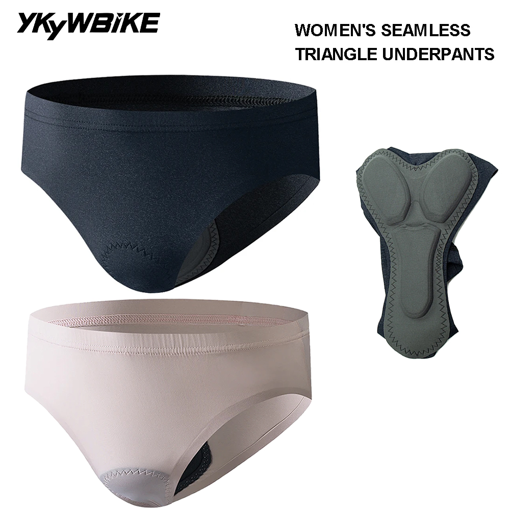 Cycling Gear Clothing - Ykywbike ลด 50% กางเกงในปั่นจักรยานแบบมีแผ่นรองสำหรับผู้หญิง ชุดปั่นจักรยาน กางเกงขาสั้นทรงสามเหลี่ยม