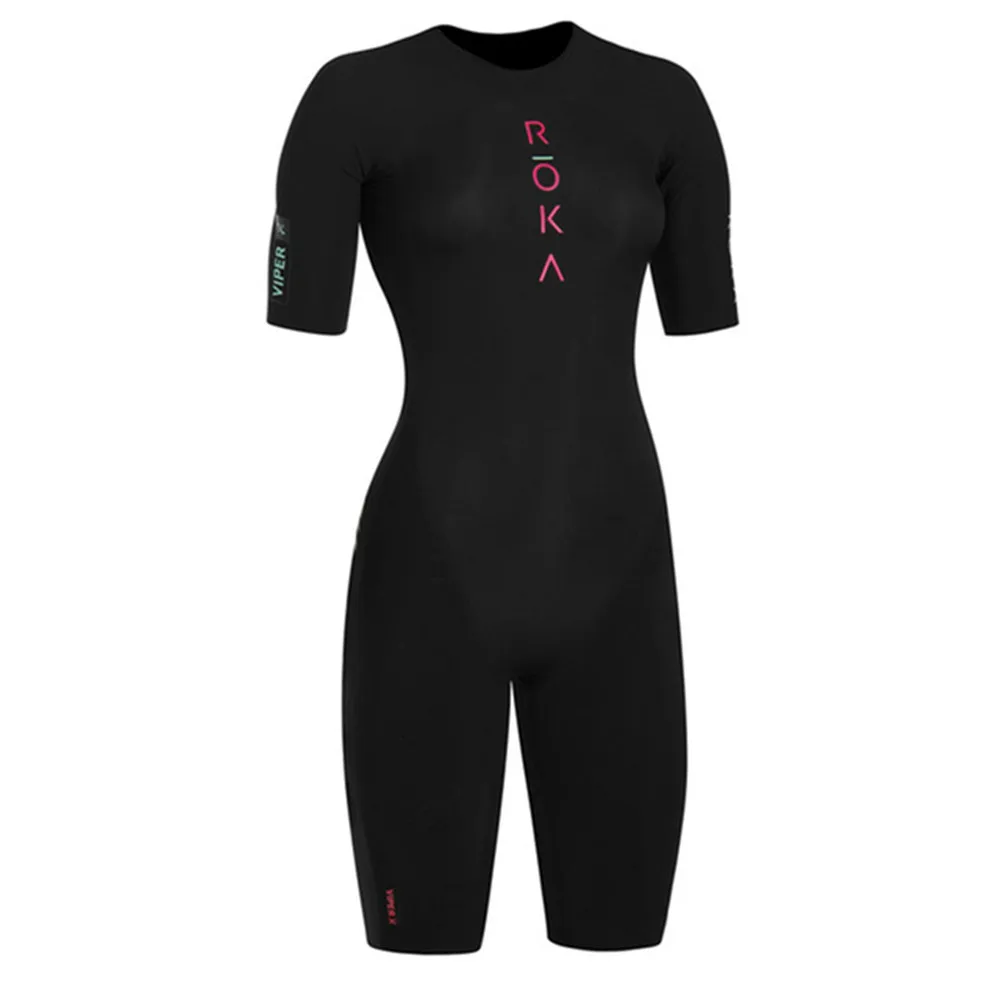 Triathlon Cycling Kit - Roka ชุดว่ายน้ำแขนสั้นสำหรับผู้หญิง, เสื้อไตรกีฬาเสื้อนักปั่นจักรยานเสือภูเขาเสื้อทีมโปรชุดนักปั่นจักรยานวิ่งอุปกรณ์การแข่งความเร็ว
