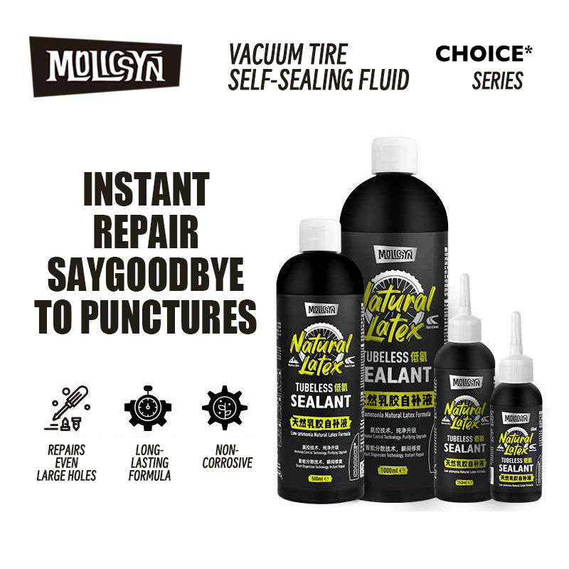 Tubeless Tire Sealant - MolicSYN Bike Tubeless Sealant - ของเหลวยางปิดผนึกด้วยตนเอง