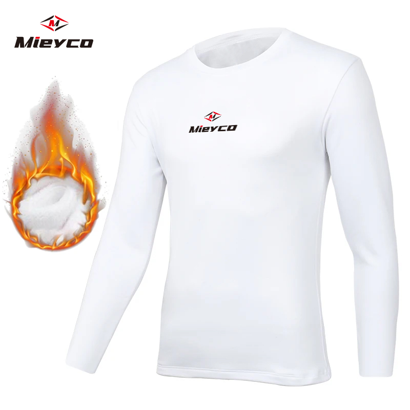 Cycling Gear For Winter - เสื้อปั่นจักรยานฤดูหนาวสำหรับผู้ชาย Mieyco เสื้อแขนยาวกันหนาว ผ้าฟลีซให้ความอบอุ่น ชุดชั้นในสำหรับปั่นจักรยาน เสื้อเจอร์ซีย์สำหรับจักรยานถนน