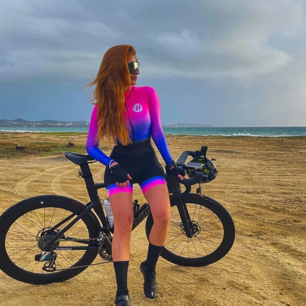 ชุดสกินสูทปั่นจักรยานสำหรับผู้ - Triathlon Cycling Kit บทวิจารณ์และราคา