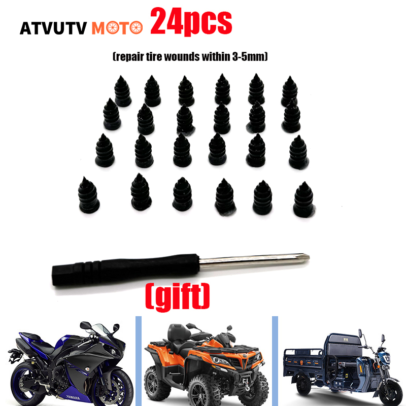 12ชิ้น24ชิ้นรถจักรยานยนต์ซ่อมย - Tubeless Tire Sealant บทวิจารณ์และราคา