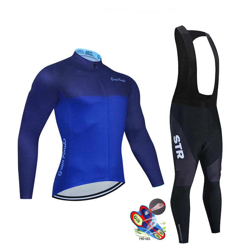 ฤดูใบไม้ร่วงสีดําชุดขี่จักรยาน - Cycling Gear Clothing บทวิจารณ์และราคา