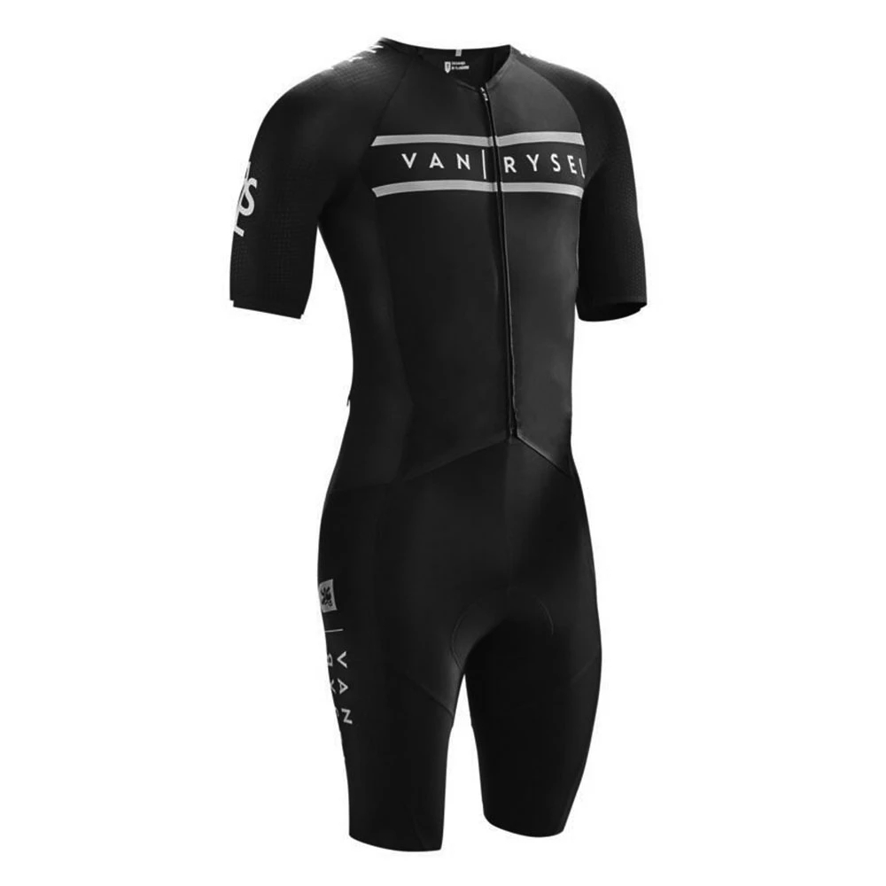 ชุดไตรแอธลีตแบบชิ้นเดียวสีขาว/ - Triathlon Cycling Kit บทวิจารณ์และราคา