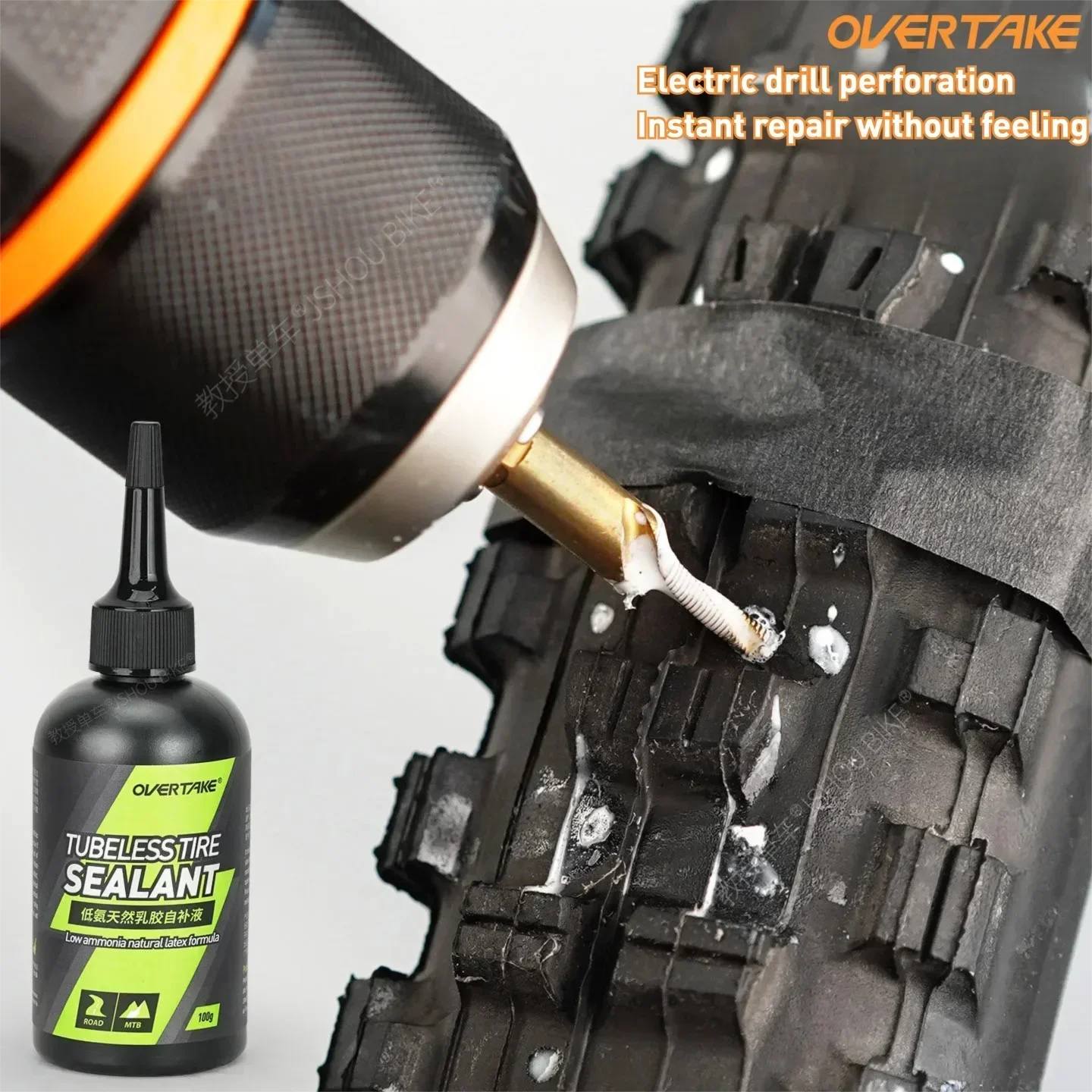 น้ำยาซ่อมยาง OVTK 100 กรัม ป้อ - Tubeless Tire Sealant บทวิจารณ์และราคา