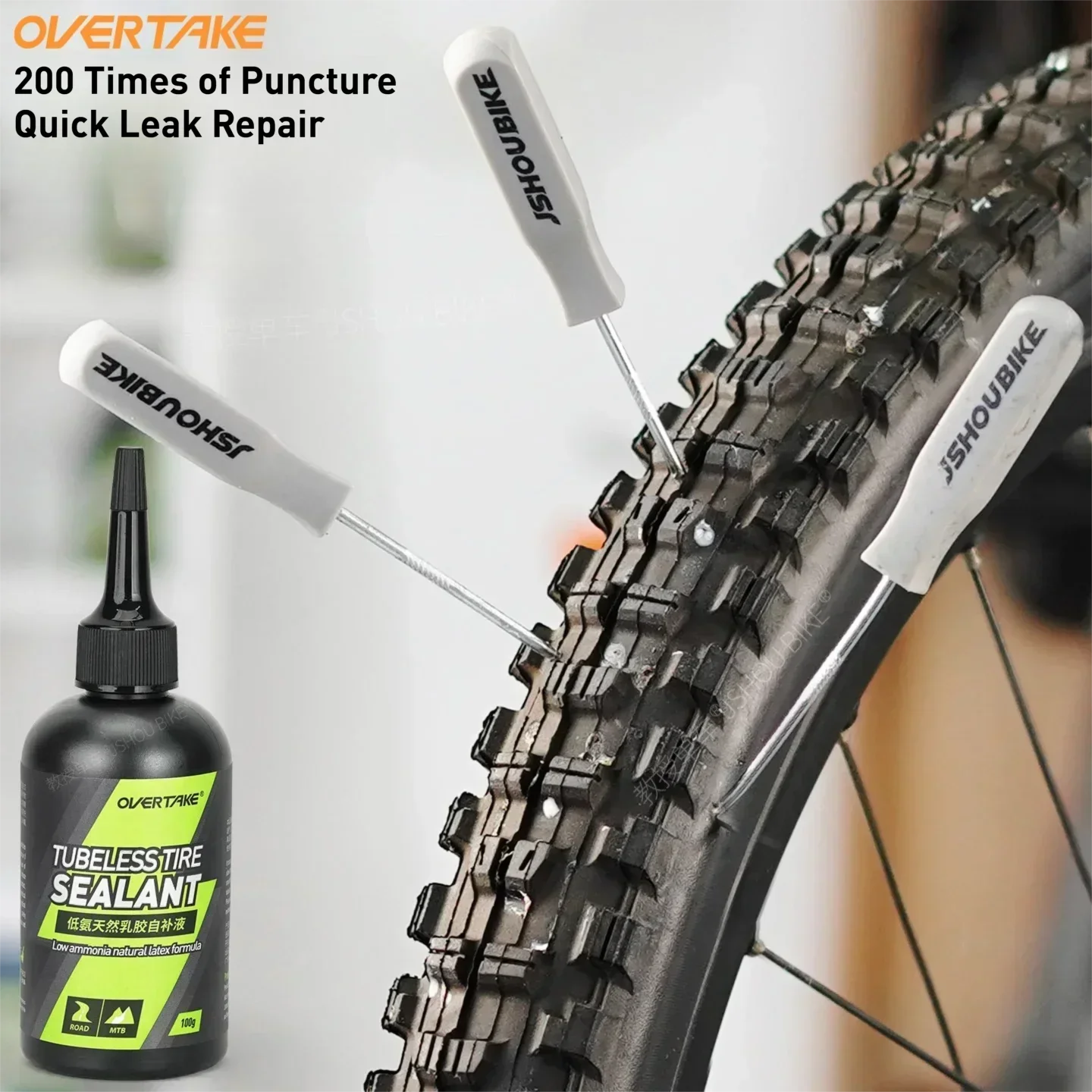 น้ำยาซ่อมยาง OVTK 100 กรัม ป้อ - Tubeless Tire Sealant บทวิจารณ์และราคา