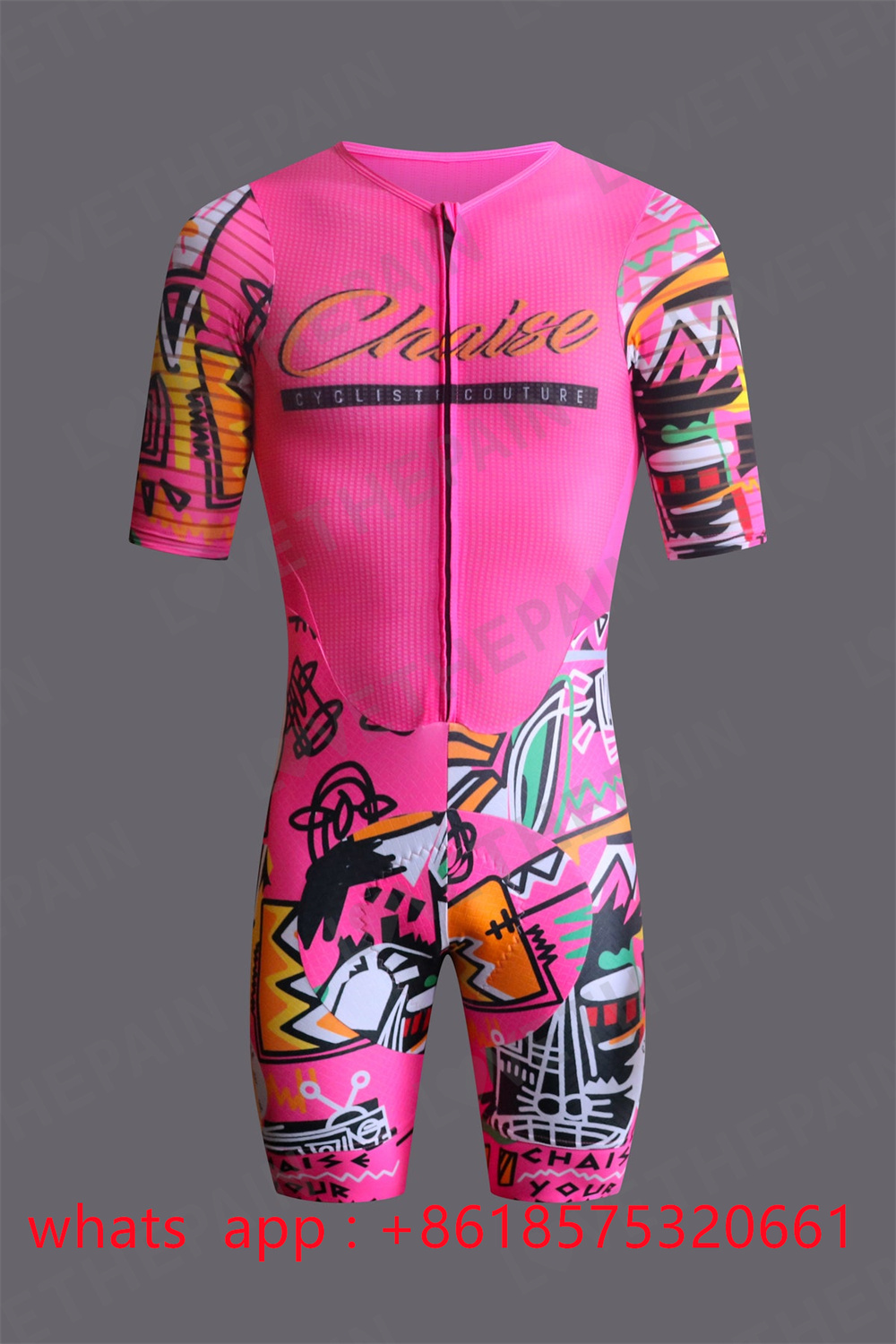 Chaise Cycliste ชุดสกินสูทสำหร - Triathlon Cycling Kit บทวิจารณ์และราคา